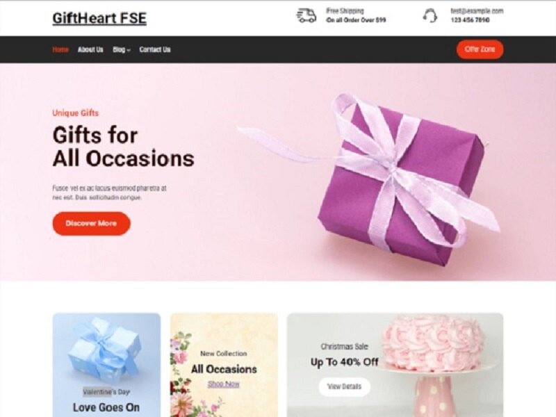 GiftHeart FSE How to Set up a Gift Shop Website in WordPress How to Set up a Gift Shop Website in WordPress GiftHeart FSE 1