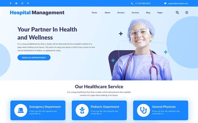 Hospital Management 6 Best Free Hospital WordPress Themes In 2024 6 Best Free Hospital WordPress Themes In 2024 Hospital Management