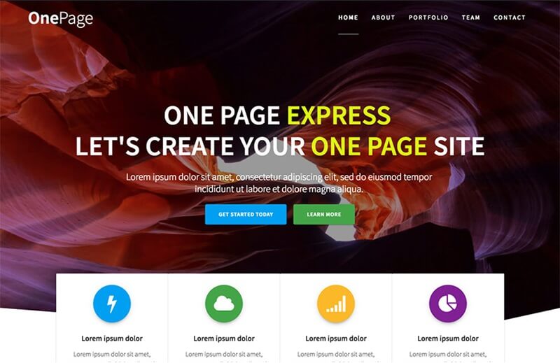 One Page Express 14 Best Free One Page WordPress Themes In 2024 14 Best Free One Page WordPress Themes In 2024 One Page Express