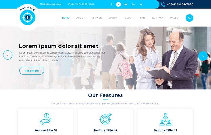 Safha One Page Theme for WordPress 14 Best Free One Page WordPress Themes In 2024 14 Best Free One Page WordPress Themes In 2024 Safha One Page