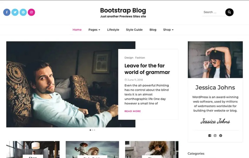 Bootstrap Blog   Bootstrap Blog
