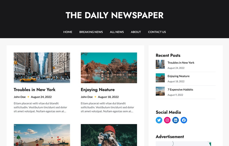 Newspaper Builder  15 Best Free WordPress News Themes In 2024 Newspaper Builder