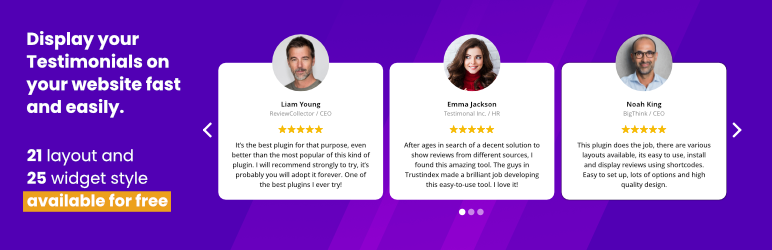 WP Testimonials WordPress Plugin