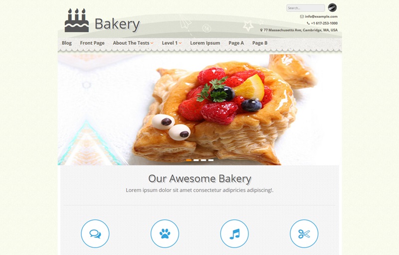 Bakery Theme for WordPress