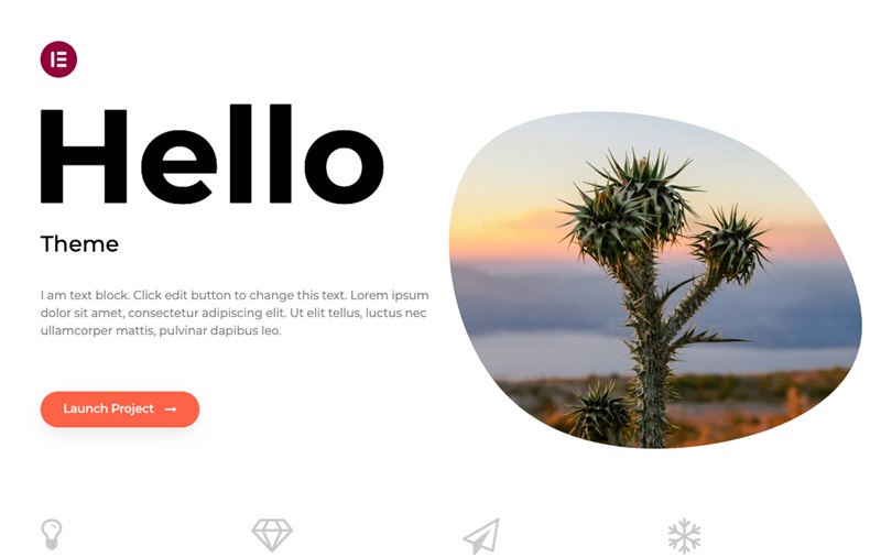 Hello Elementor WordPress Theme