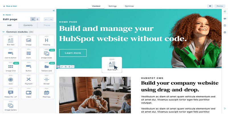 Hubspot-Editor