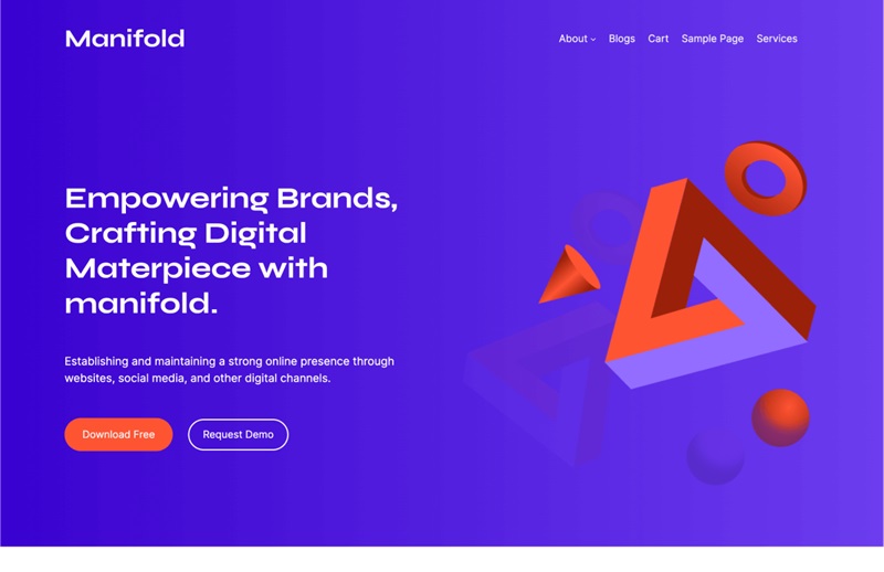 Manifold WordPress Block Theme