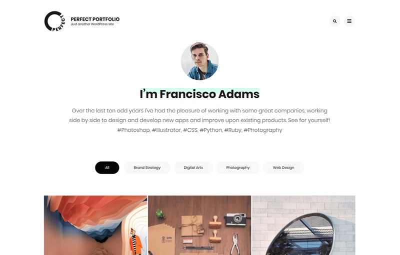 Perfect Portfolio WordPress Theme