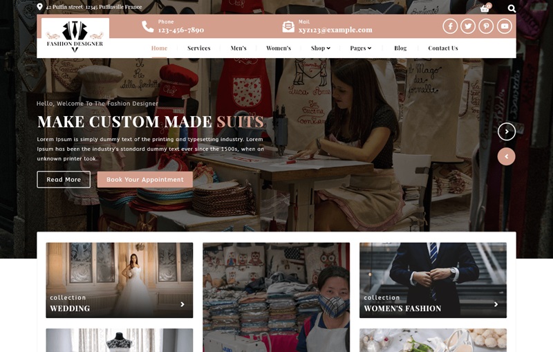 The Fashion Woocommerce Free Theme