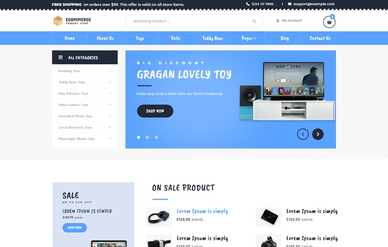 WP Shop Woocommerce Free Theme