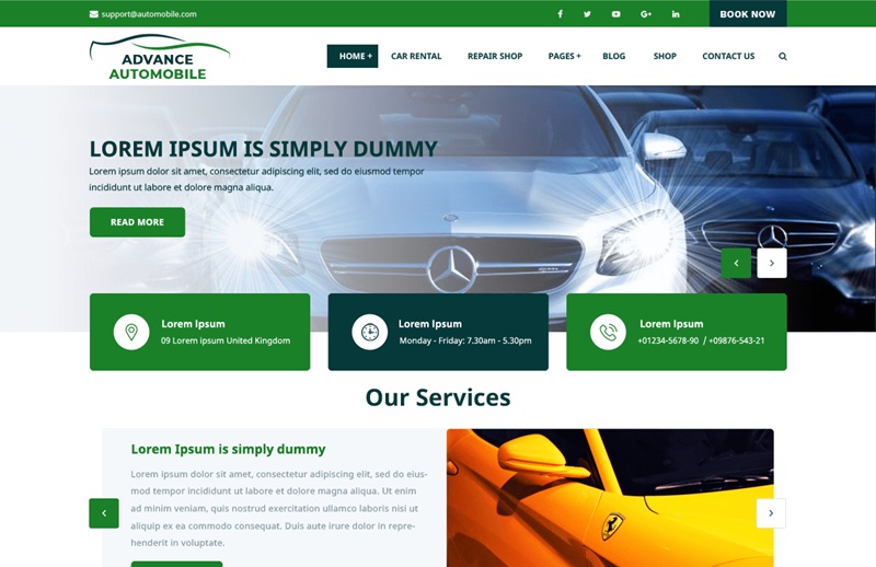 Advance Automobile Theme