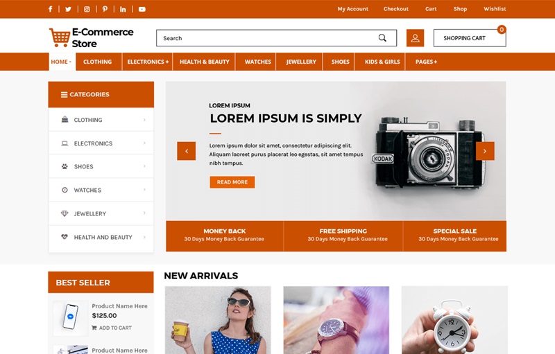 Advance Ecommerce Store