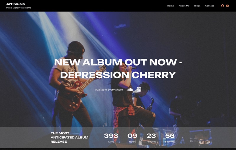 Free DJ WordPress Themes