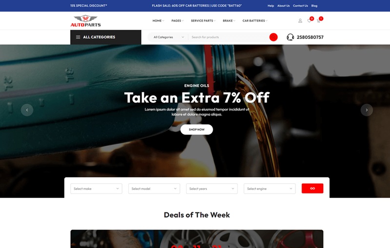 AutoParts Online Store