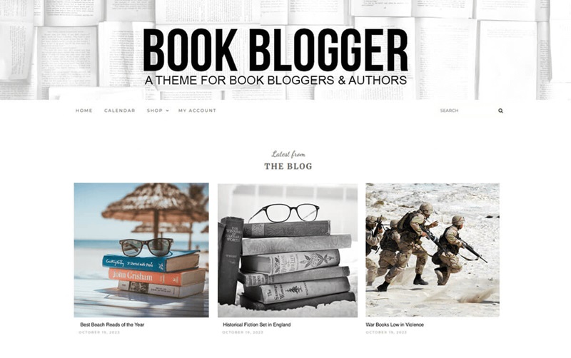 Book Blogger Theme for Single Product Sites