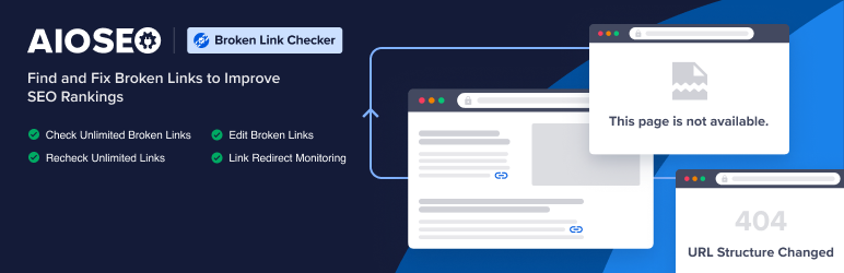 Broken Link Checker by AIOSEO Plugin