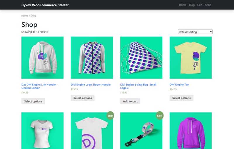 Byvex WooCommerce Starter