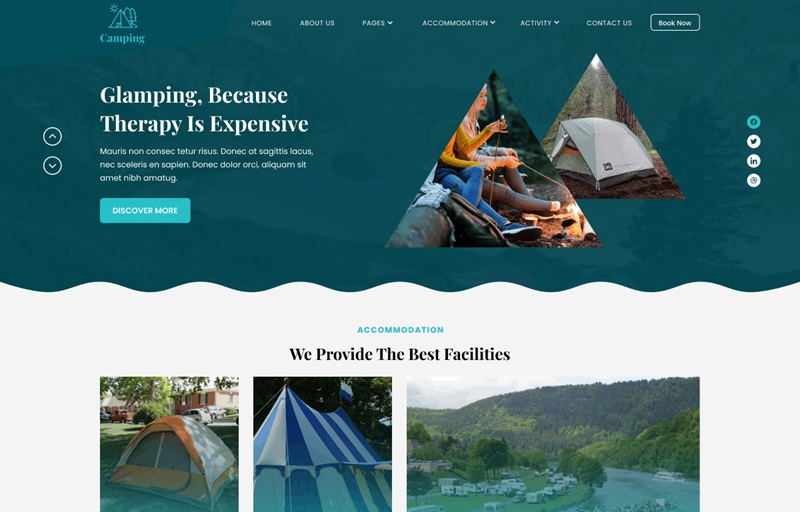 Camping WordPress Themes