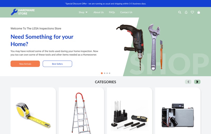 Free Hardware WordPress Themes