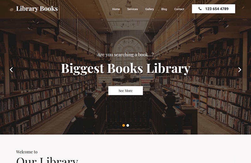 Free Library WordPress Themes