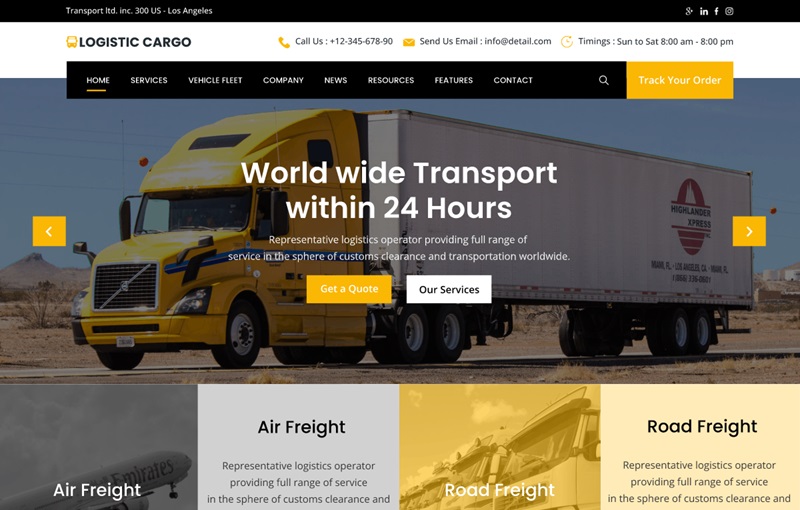 Logistic Cargo Trucking