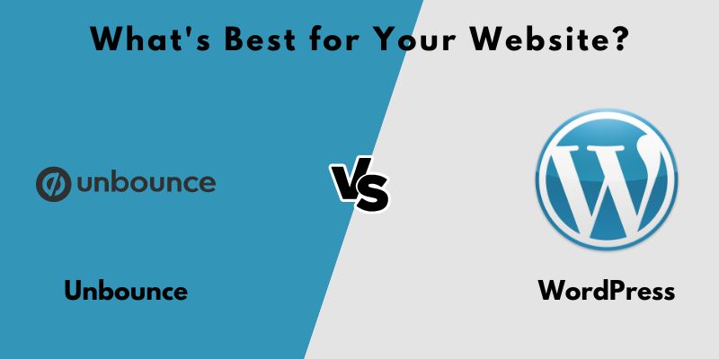 Unbounce vs WordPress