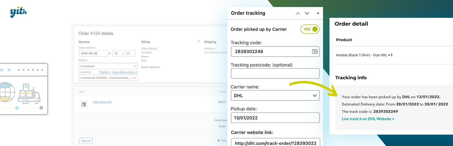 YITH WooCommerce Order & Shipment Tracking