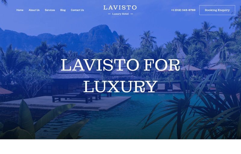 Lavisto WordPress Theme for Resorts