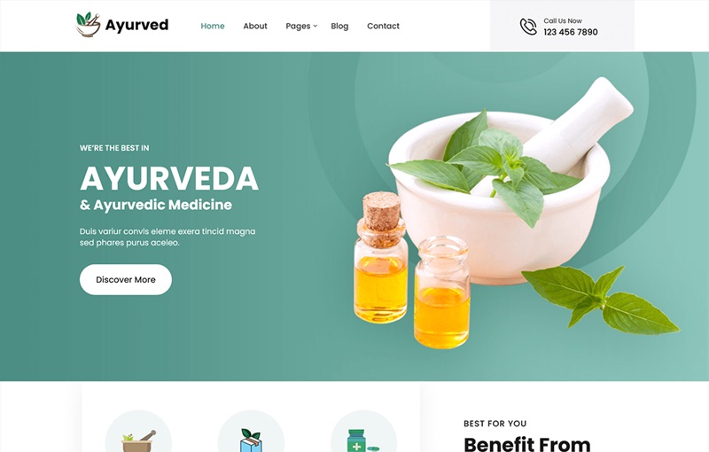 Free Ayurveda WordPress Themes