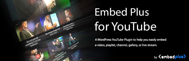 YouTube WordPress Plugin by Embed Plus