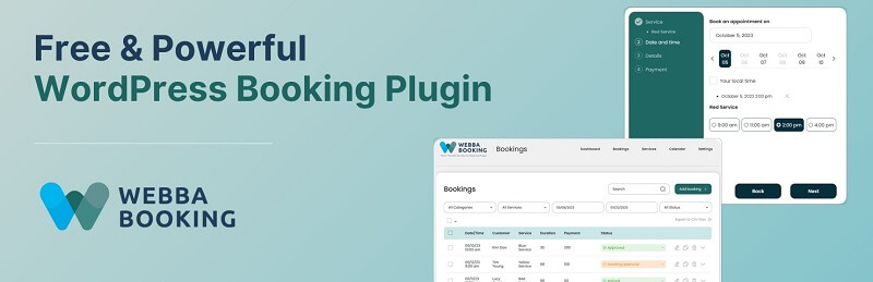 Webba Booking