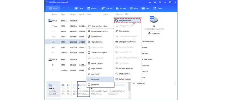 AOMEI Partition Assistant