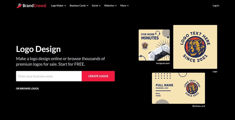 BrandCrowd: Free Graphic Design Tools for Non-Designers