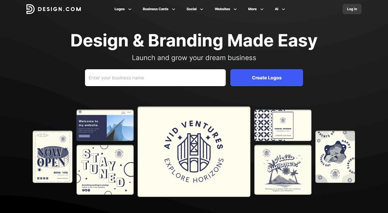 Design.com: Free Graphic Design Tools for Non-Designers