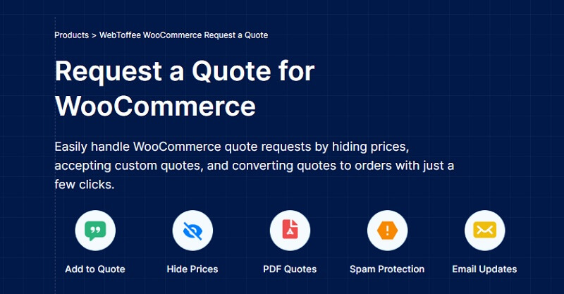 Request a Quote for WooCommerce