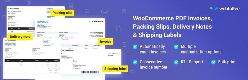 WooCommerce PDF Invoices and Packing Slips