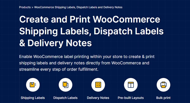 WooCommerce Shipping Labels and Delivery Notes Plugin