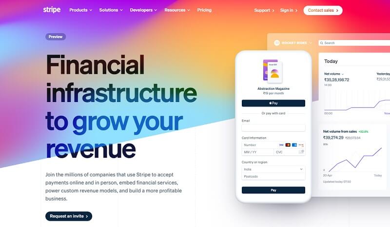 Stripe USA-Based SaaS Product Development Companies
