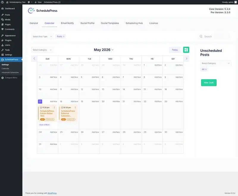 SchedulePress